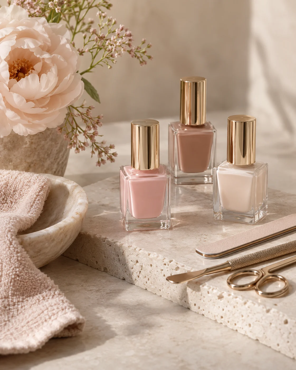 Luxury beauty colour and polish detail
